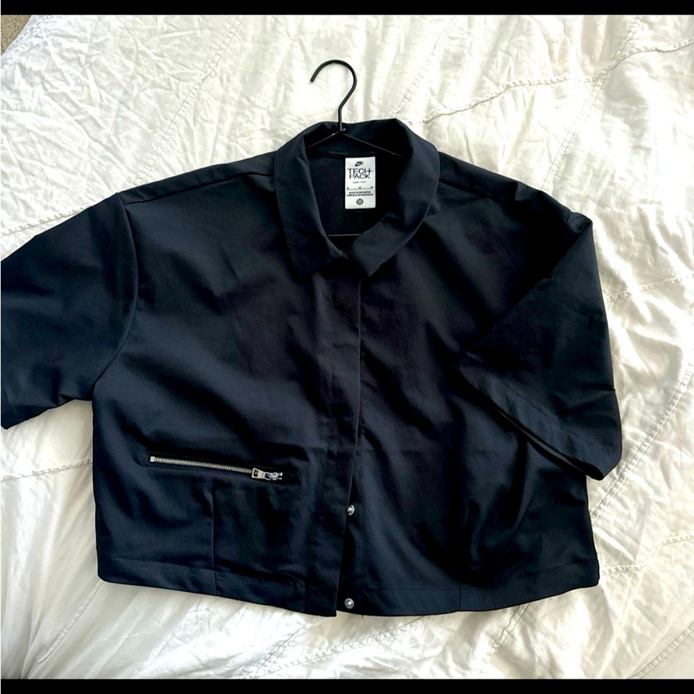 Nike Tech Pack Button Up boxy top